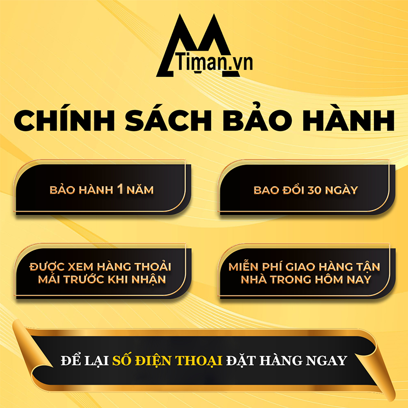 Chính sách bảo hành các đôi giày đẹp tại Timan