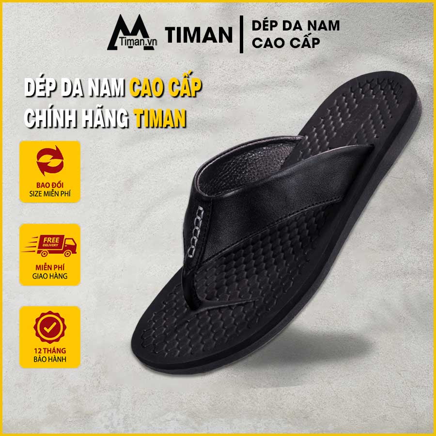 Mua dép da cao cấp DK13 tại shop giày dép uy tín