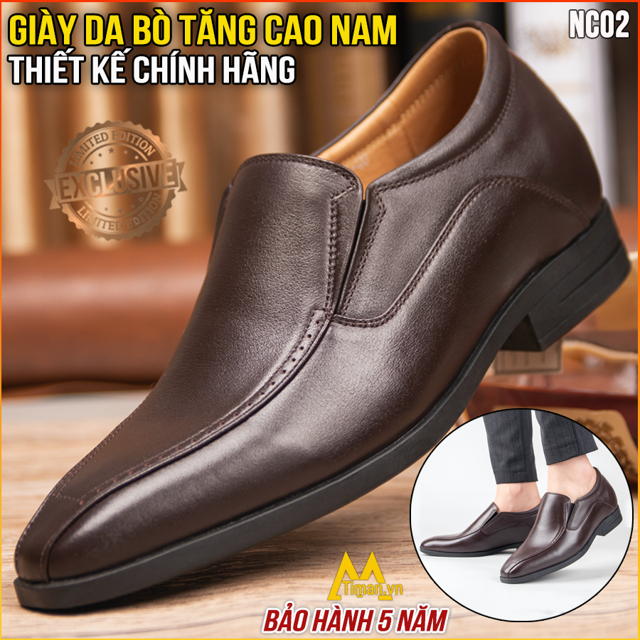 Gi&agrave;y tăng chiều cao nam NC02 thời trang