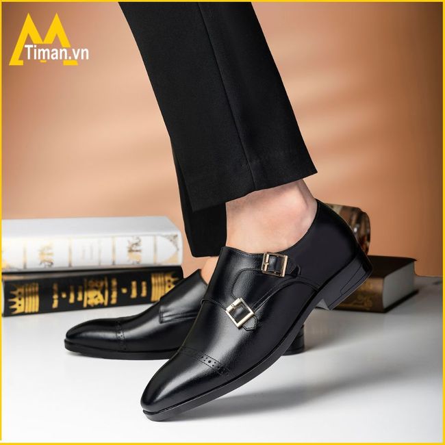 Giày Nam Monk Strap GT77 sở hữu kiểu dáng tinh tế