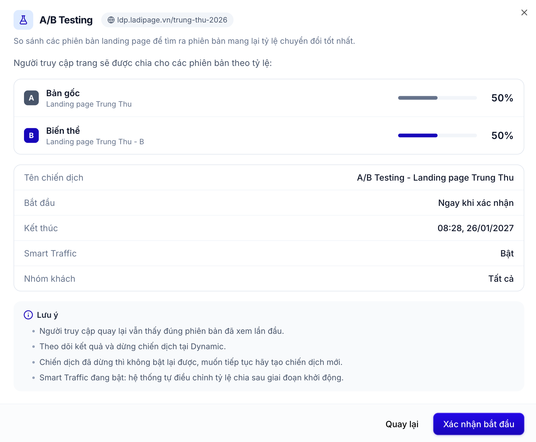 Giải pháp A/B Testing: Tìm ra landing page bán tốt hơn chỉ trong vài bước