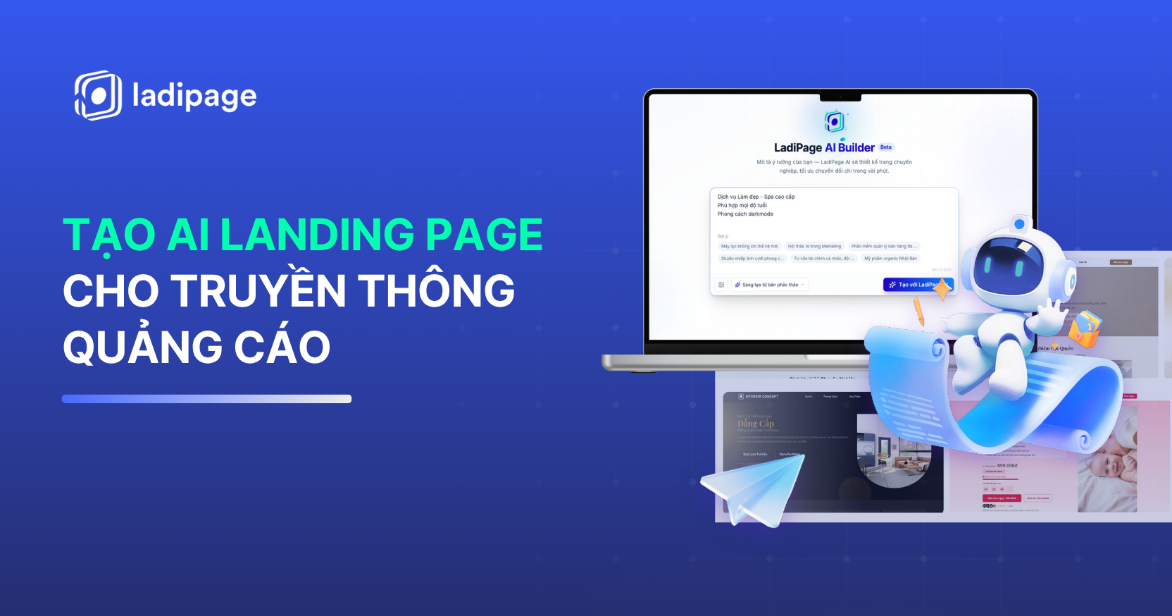 Cách Tạo AI Landing Page Cho Truyền Thông Quảng Cáo: Tăng Tốc Triển Khai Chiến Dịch Chỉ Trong Vài Phút