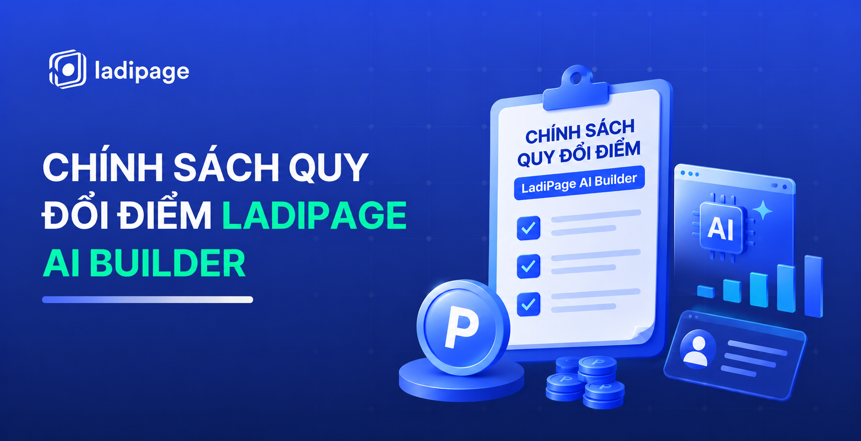 Chính Sách Quy Đổi Điểm Trên LadiPage AI Builder