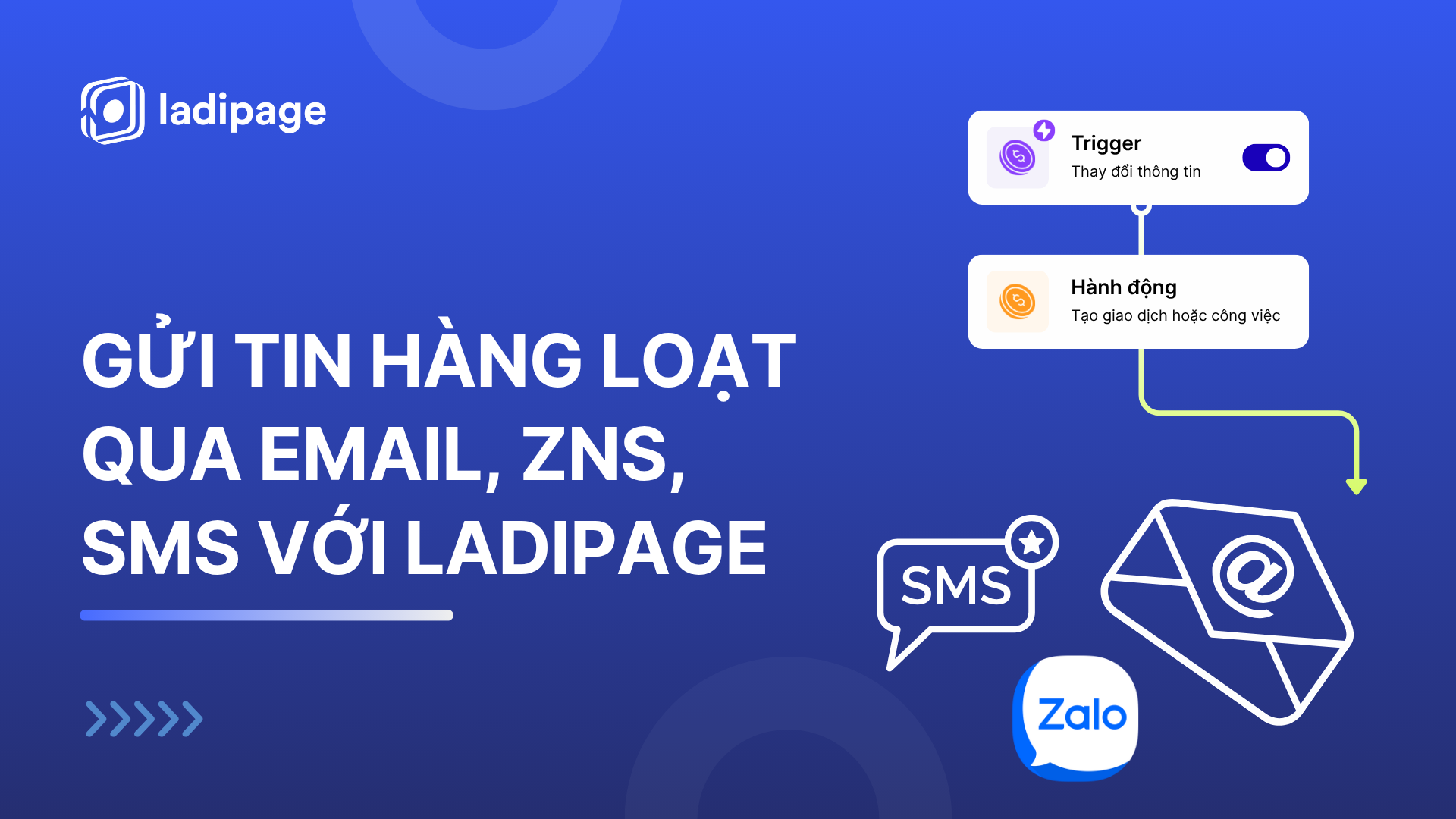 Tăng Tỷ Lệ Chuyển Đổi Bằng Cách Gửi Tin Hàng Loạt Qua Email, ZNS, SMS