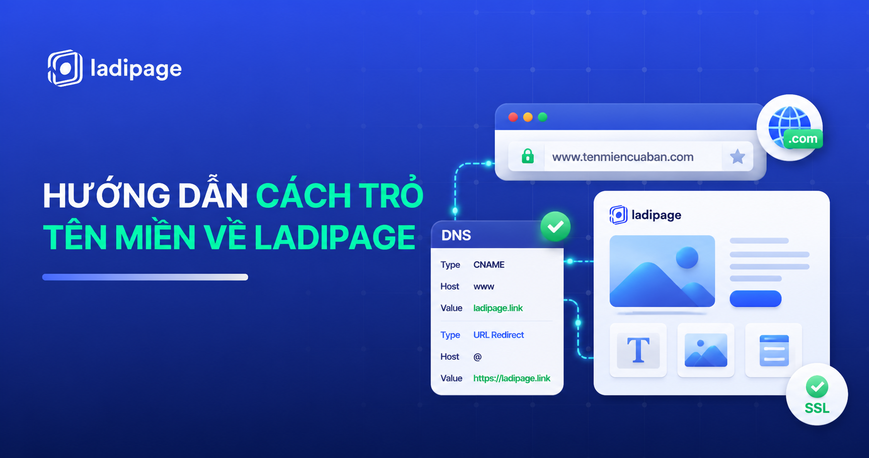 Hướng Dẫn Trỏ Tên Miền Về LadiPage Chi Tiết Cho Người Mới