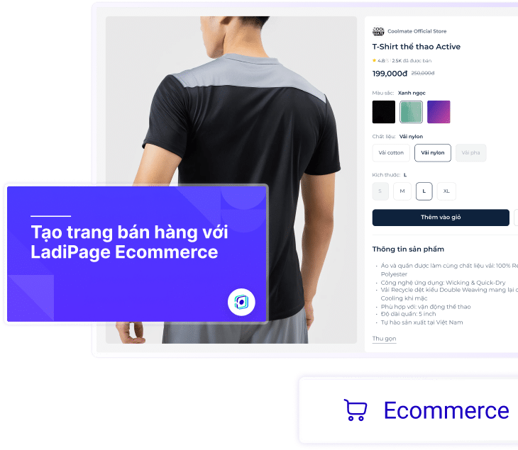 LadiPage ra mắt E-commerce