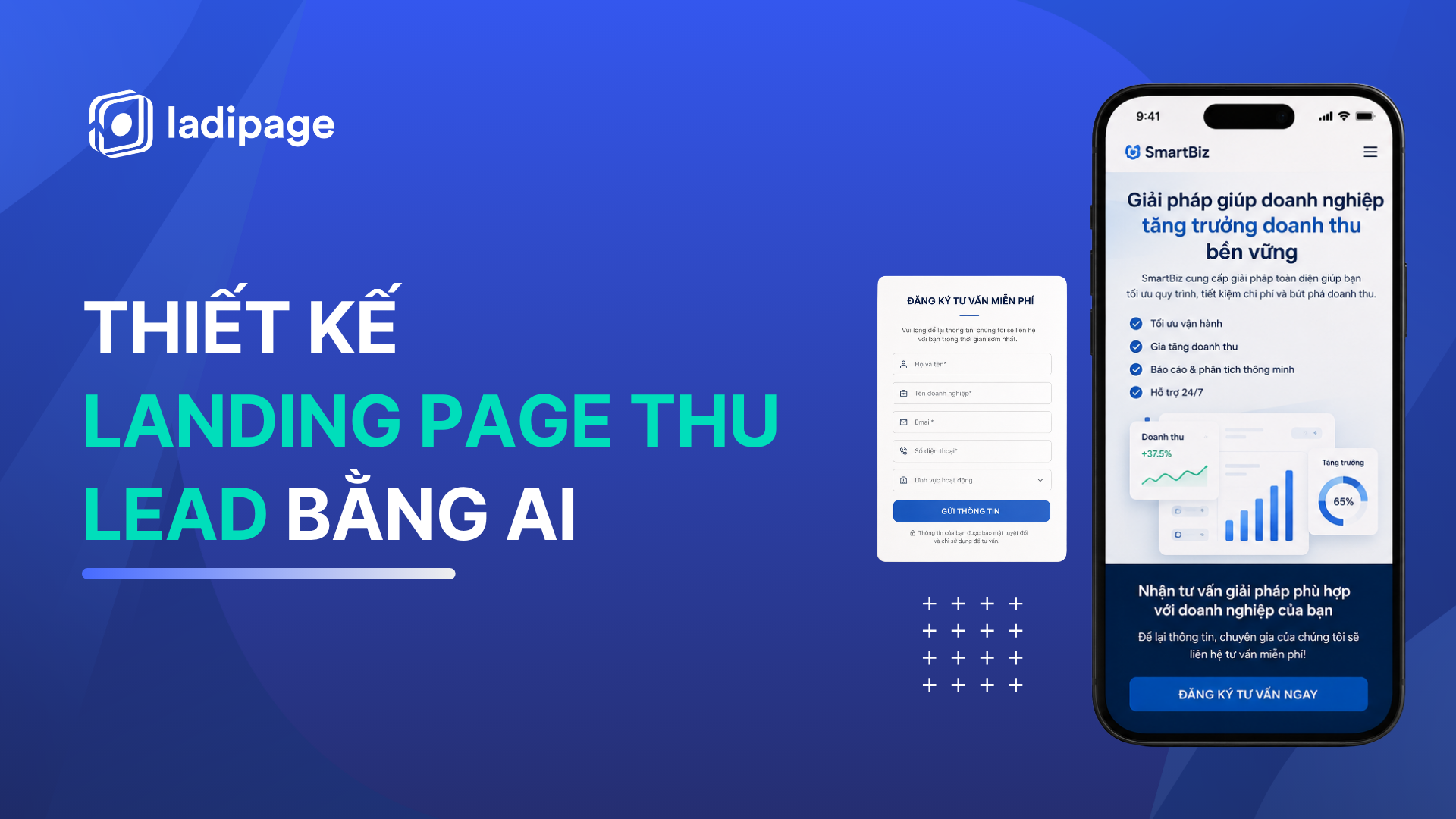 Thiết Kế Landing Page Thu Lead Bằng AI Hiệu Quả Với LadiPage AI