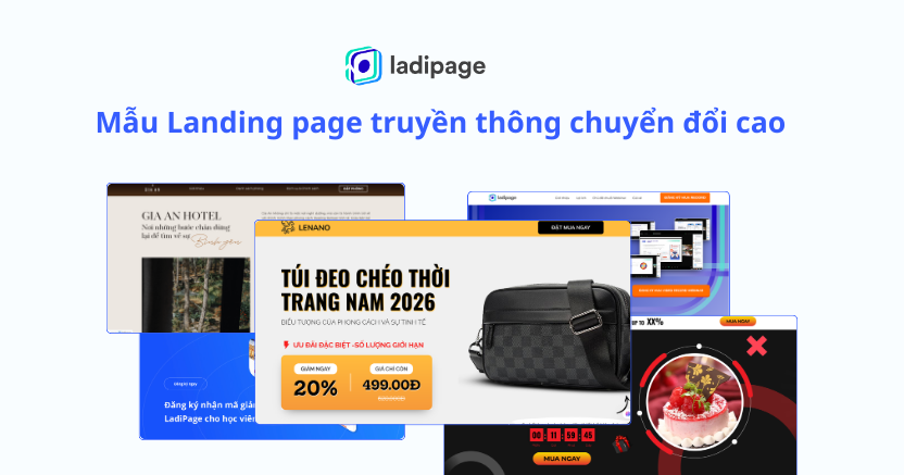 Ví dụ Landing page quảng bá chiến dịch marketing