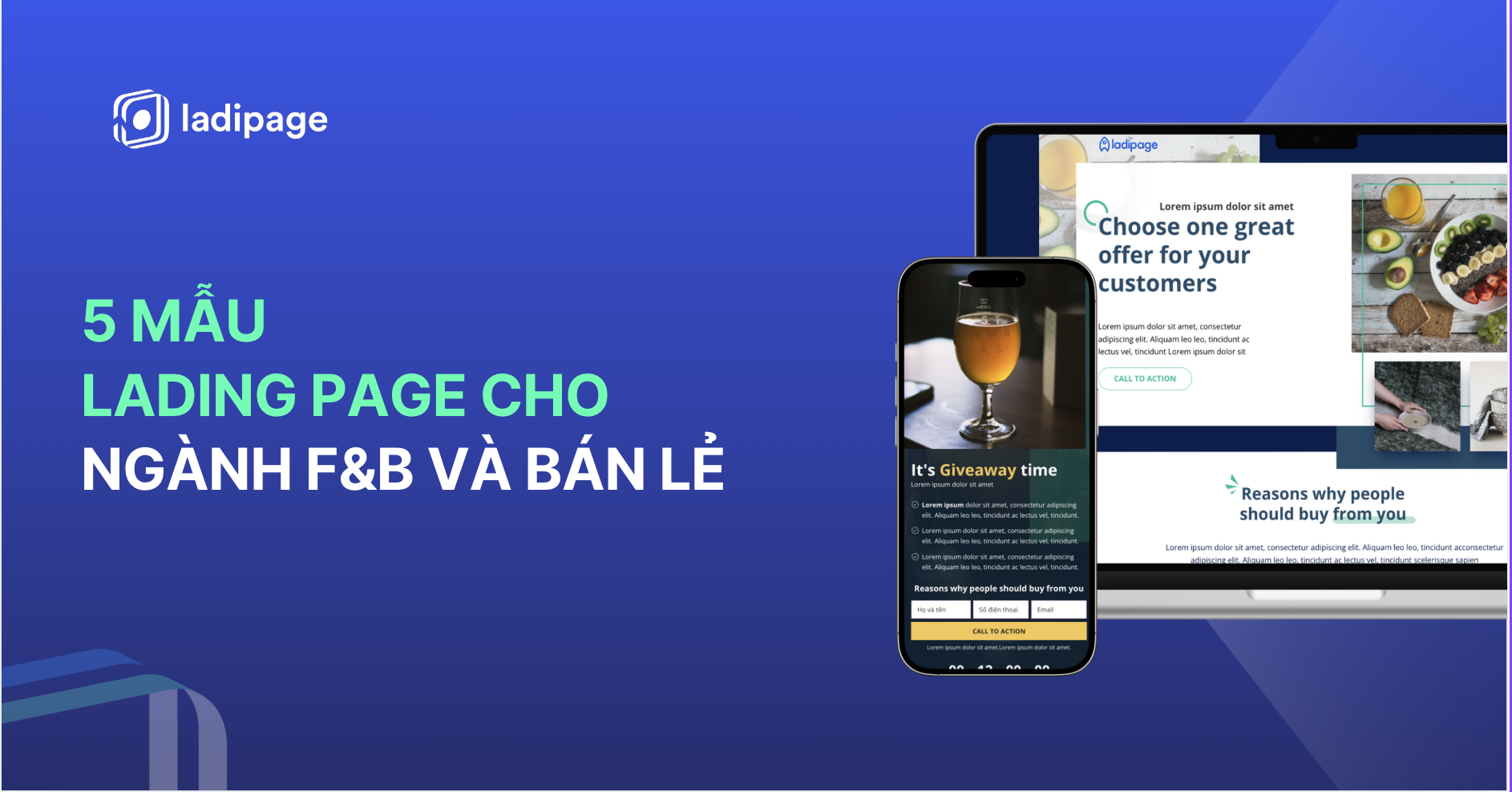 5 Mẫu Landing Page Ngành F&B & Bán Lẻ Giúp Giữ Chân Khách Hàng Hiệu Quả (Cập Nhật 2026)