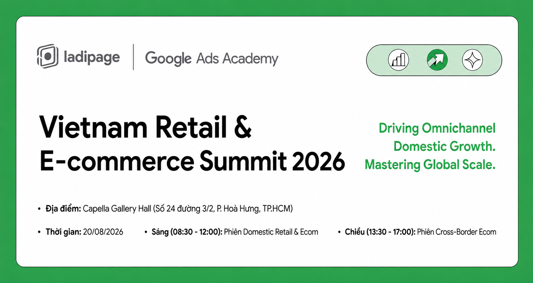 Sự Kiện Vietnam Retail & E-commerce Summit 2026 - Cơ Hội Bứt Phá Cho Doanh Nghiệp Bán Lẻ & Thương Mại Điện Tử