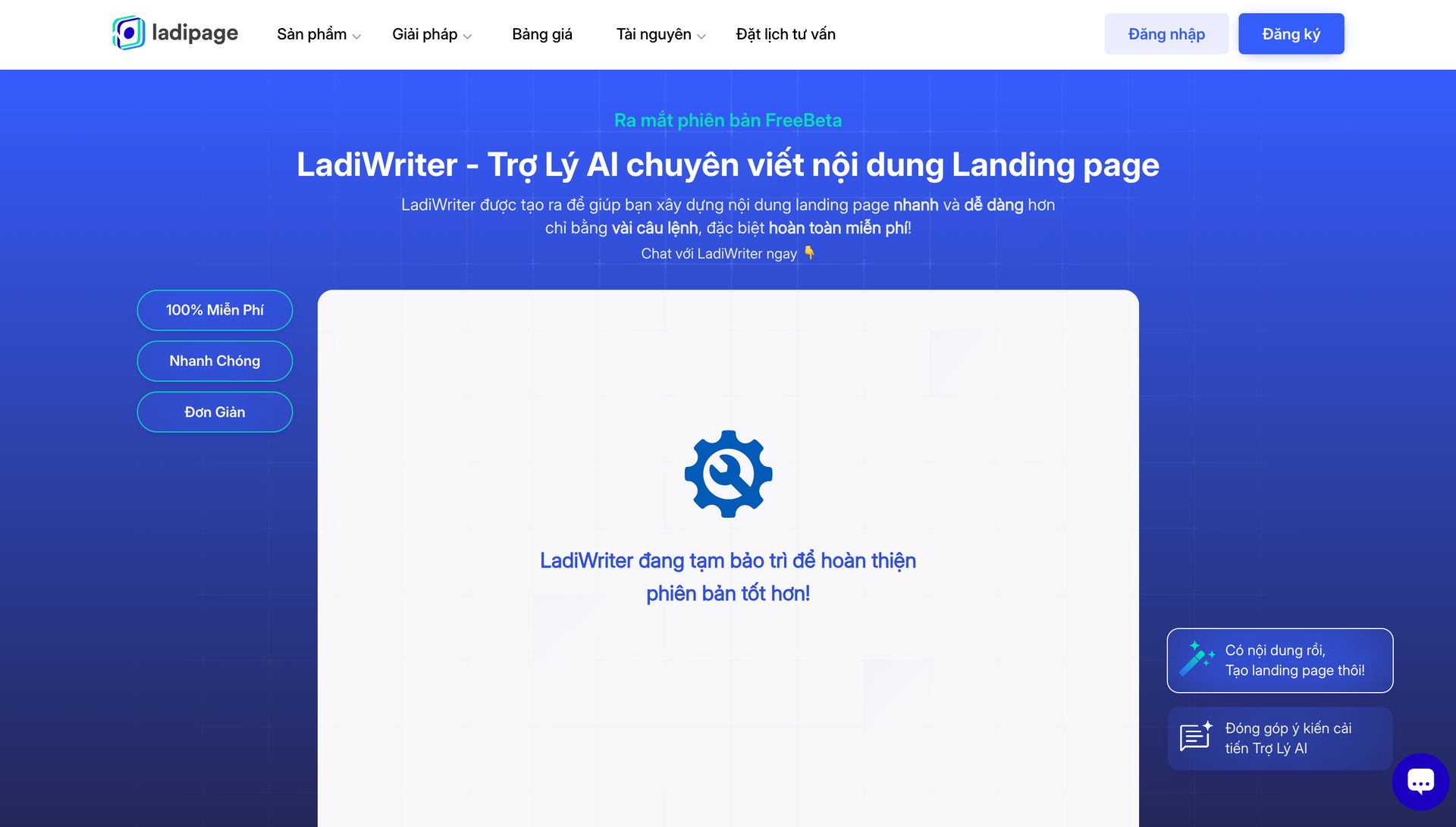 Tạo nội dung tiếp thị và bán hàng chuyển đổi cao với LadiWriter