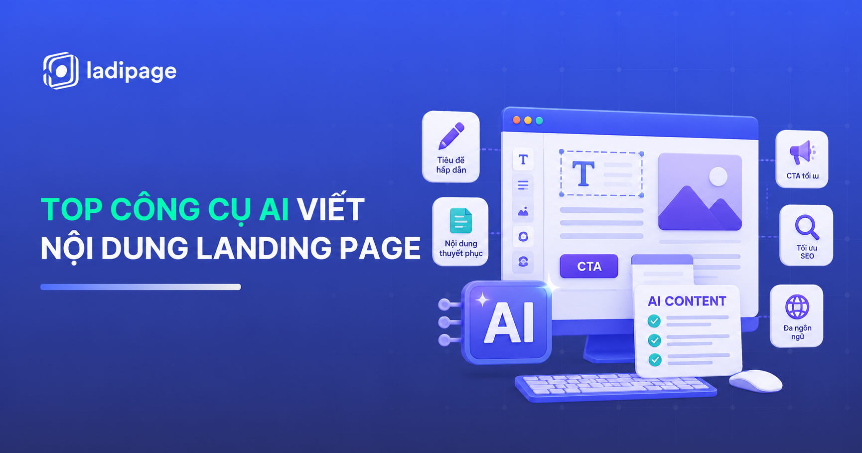 Top Công Cụ AI Viết Nội Dung Landing Page Tốt Nhất 2026: Tạo Content Chuyển Đổi Chỉ Trong Vài Phút