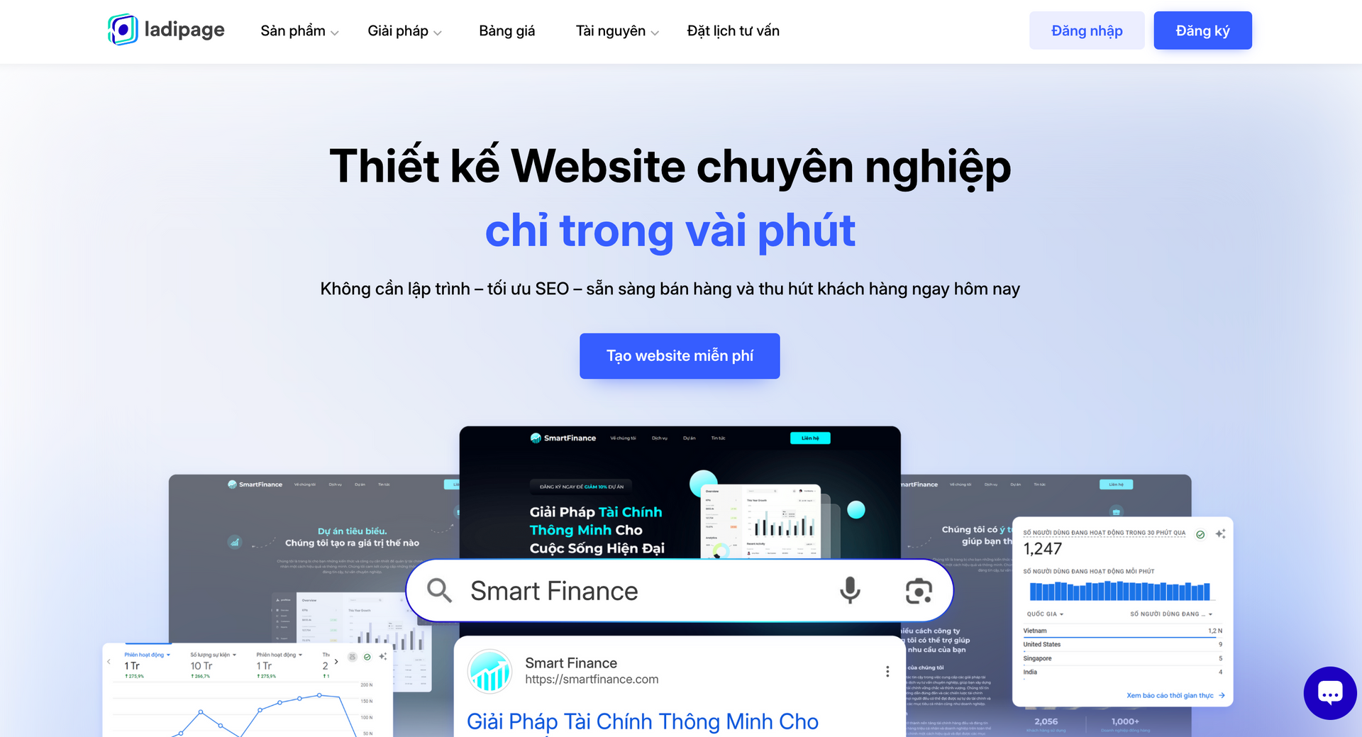 Website Builder - Xây dựng website chuyên nghiệp không cần lập trình Website Builder - Xây dựng website chuyên nghiệp không cần lập trình