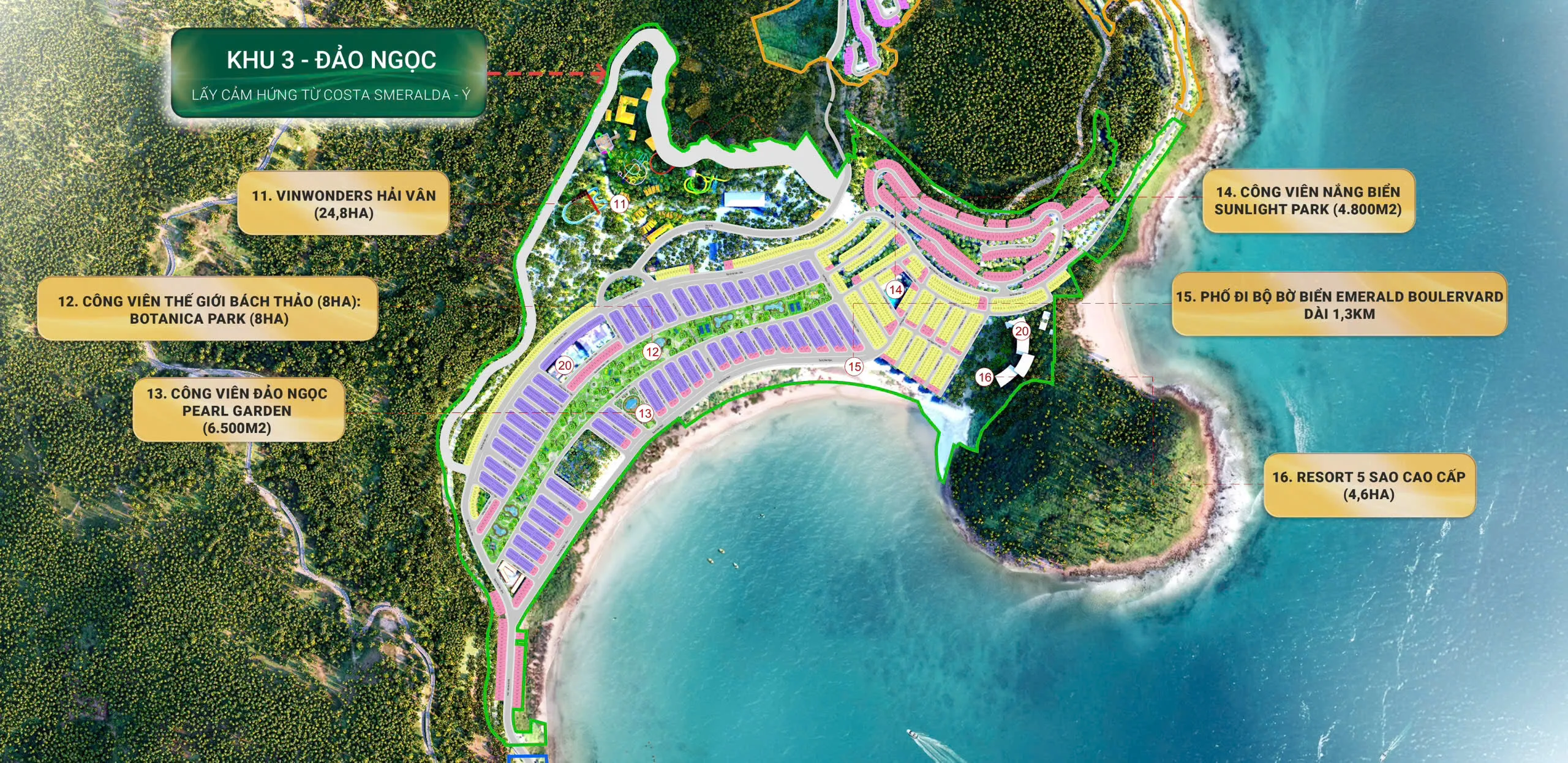Mặt bằng Đảo Ngọc