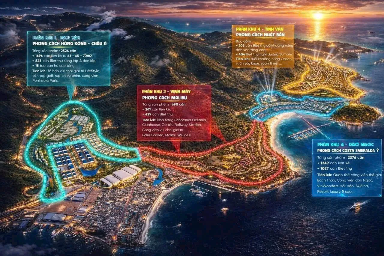 Mặt bằng phân khu