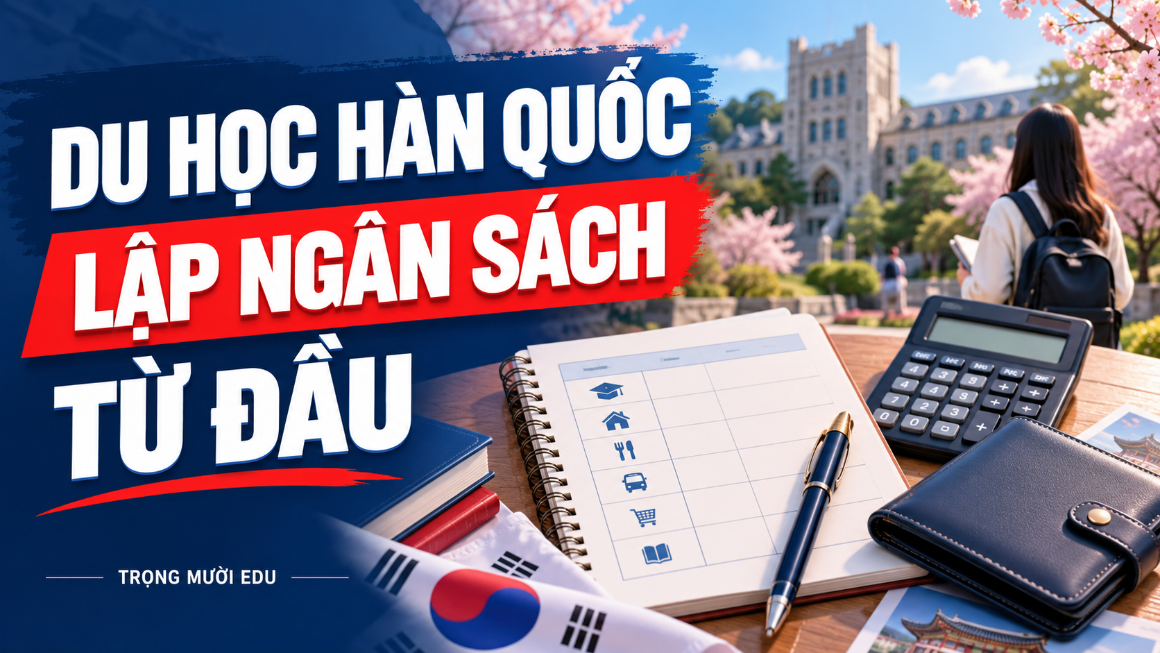Chi phí du học Hàn Quốc: cách lập ngân sách trước khi chọn trường