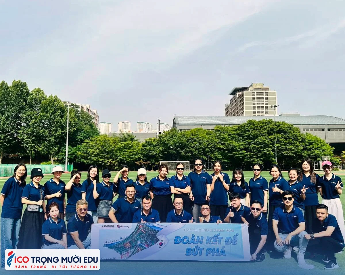 Hình ảnh hoạt động học viên tại Trọng Mười Edu/ICOEURO