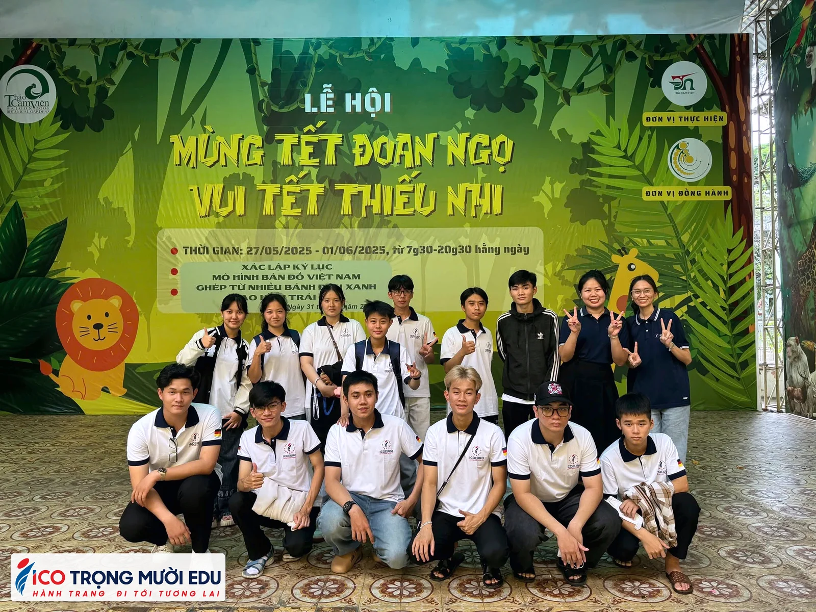 Hình ảnh hoạt động học viên tại Trọng Mười Edu/ICOEURO