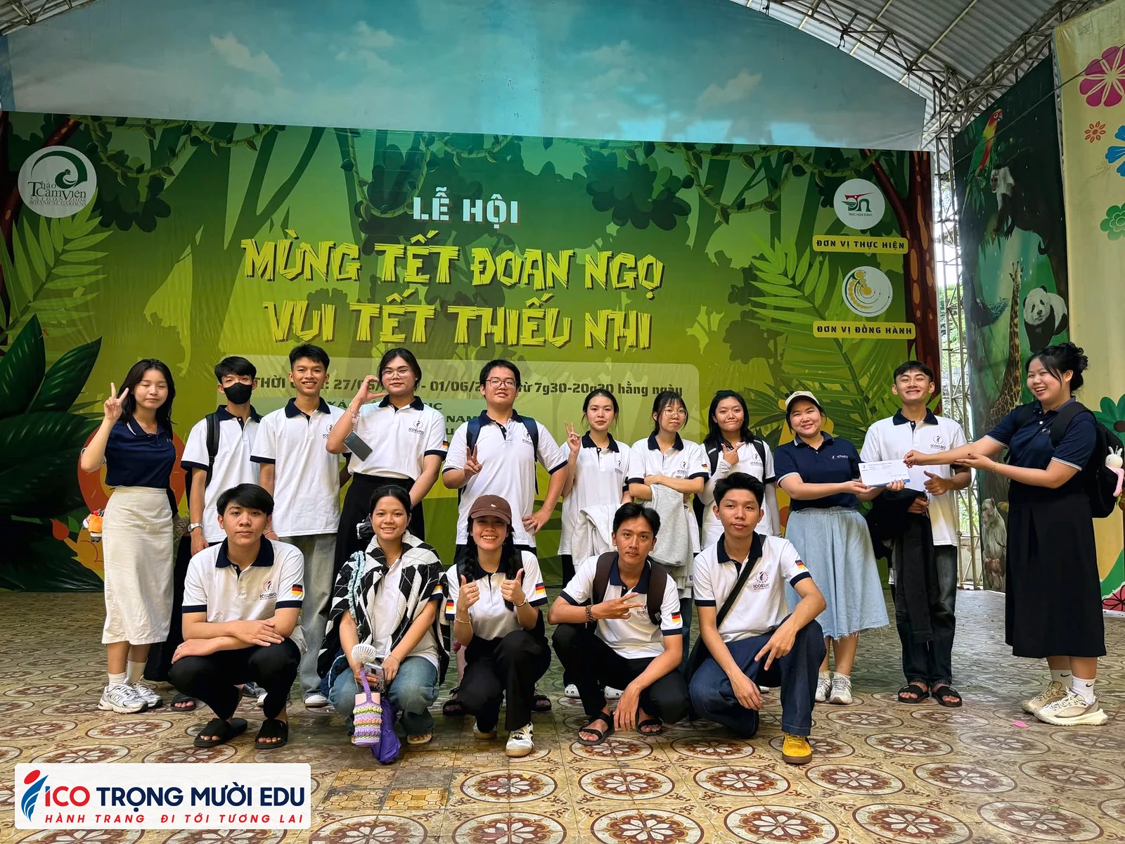 Hình ảnh hoạt động học viên tại Trọng Mười Edu/ICOEURO