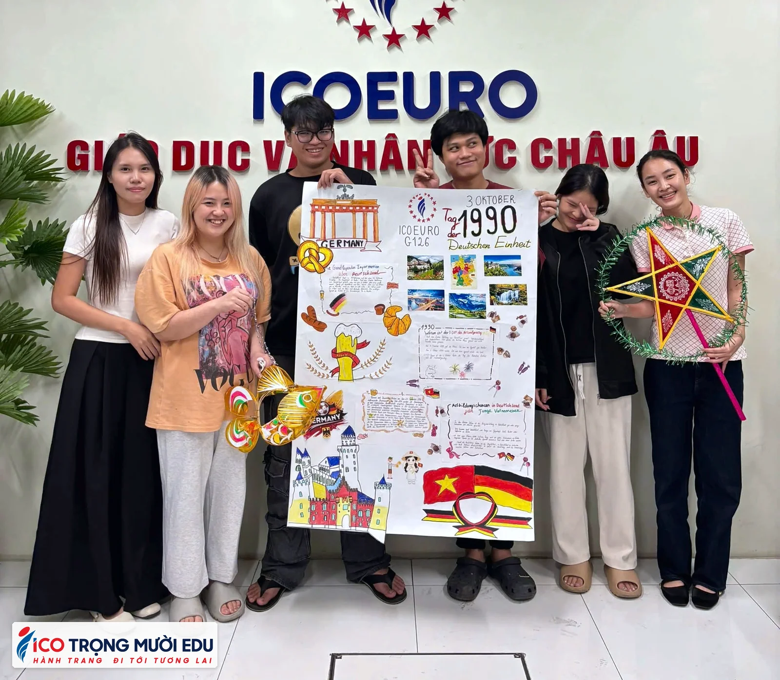 Hình ảnh hoạt động học viên tại Trọng Mười Edu/ICOEURO