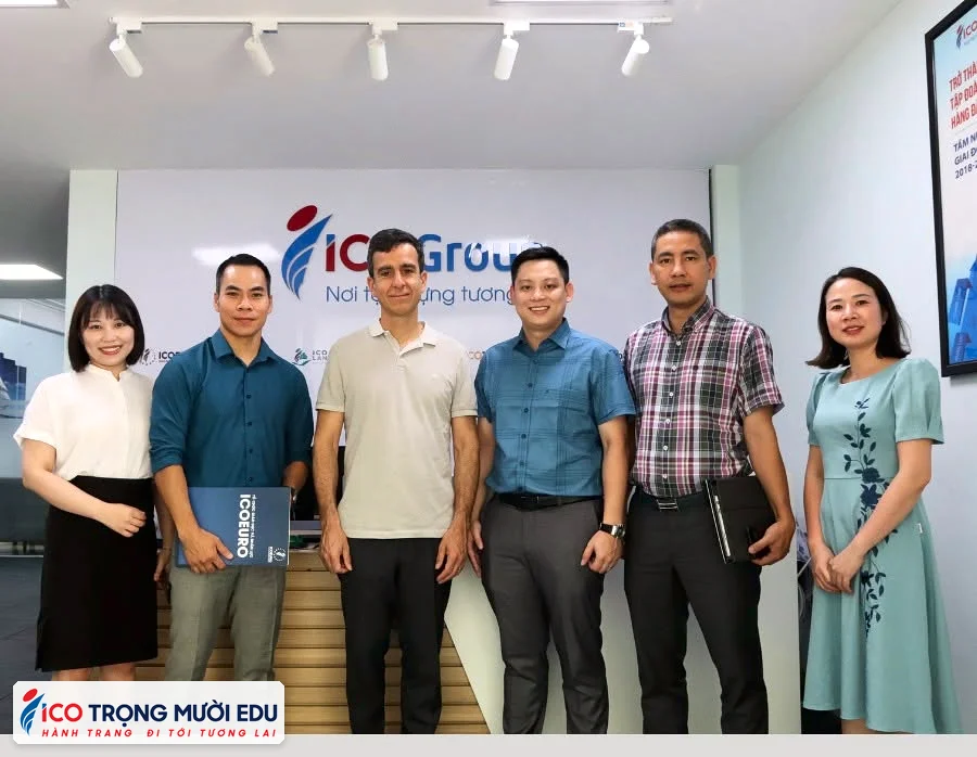 Hình ảnh lớp học và trung tâm Trọng Mười Edu/ICOEURO