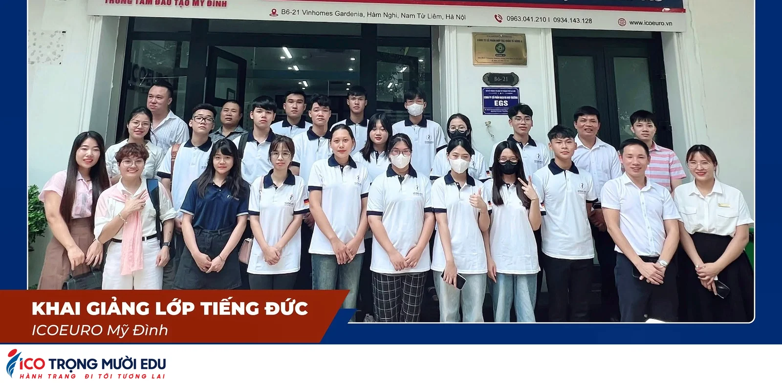 Hình ảnh lớp học và trung tâm Trọng Mười Edu/ICOEURO