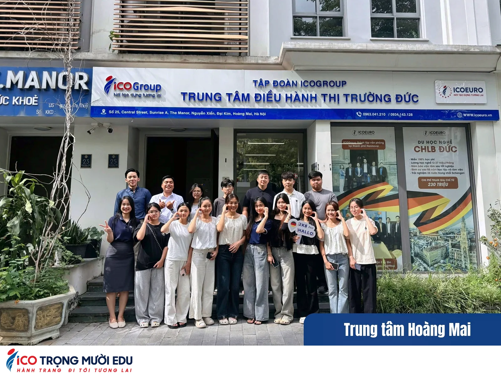 Hình ảnh lớp học và trung tâm Trọng Mười Edu/ICOEURO