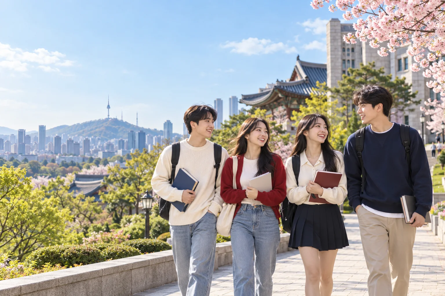 Minh họa tư vấn du học tại Hàn Quốc