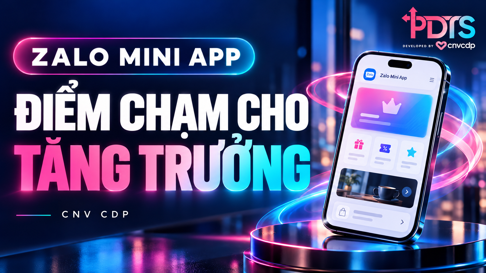 Ảnh bìa Zalo Mini App trong PDTS