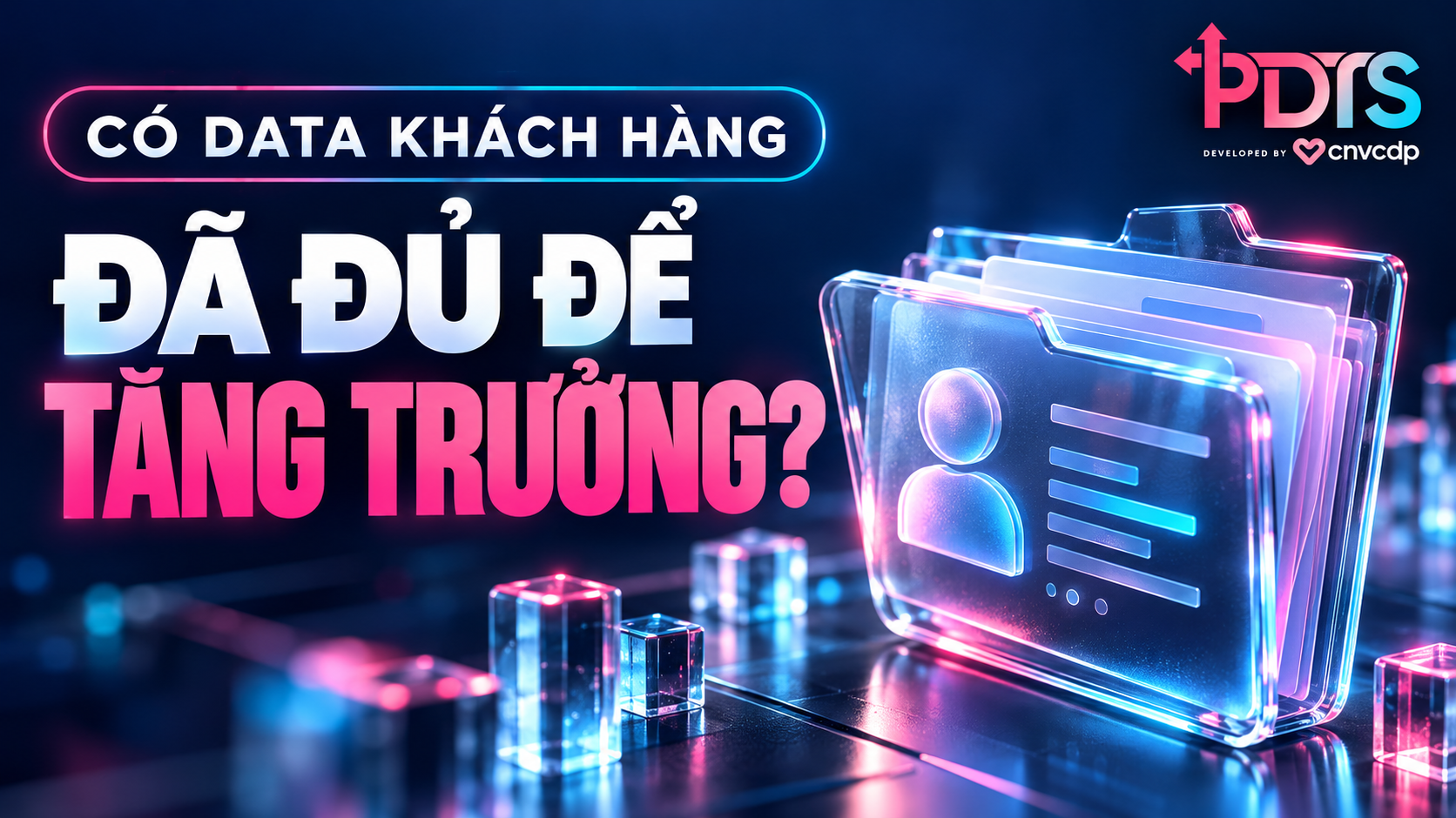 Ảnh bìa dữ liệu khách hàng trong PDTS