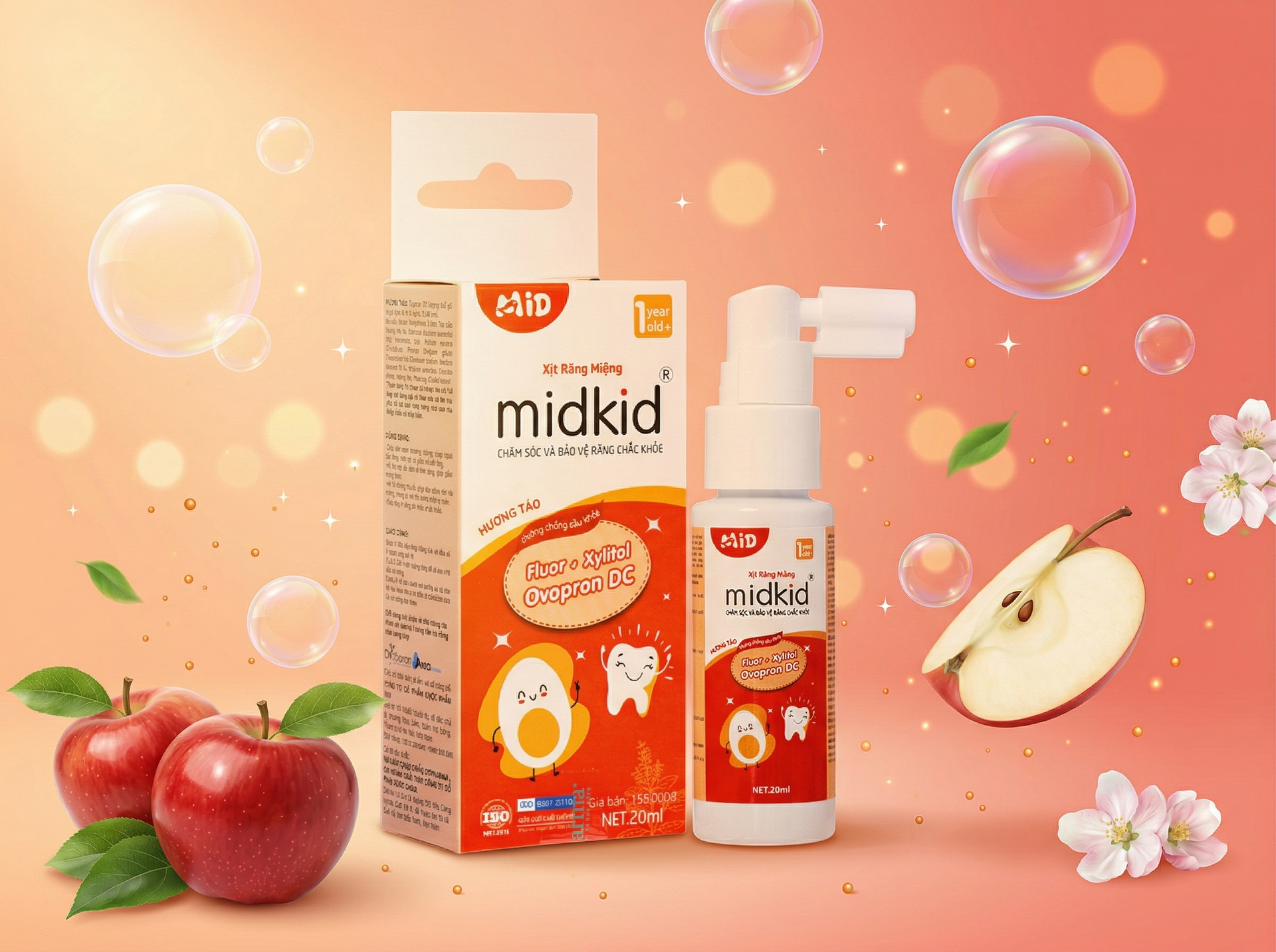 Xịt Midkid Táo Đỏ