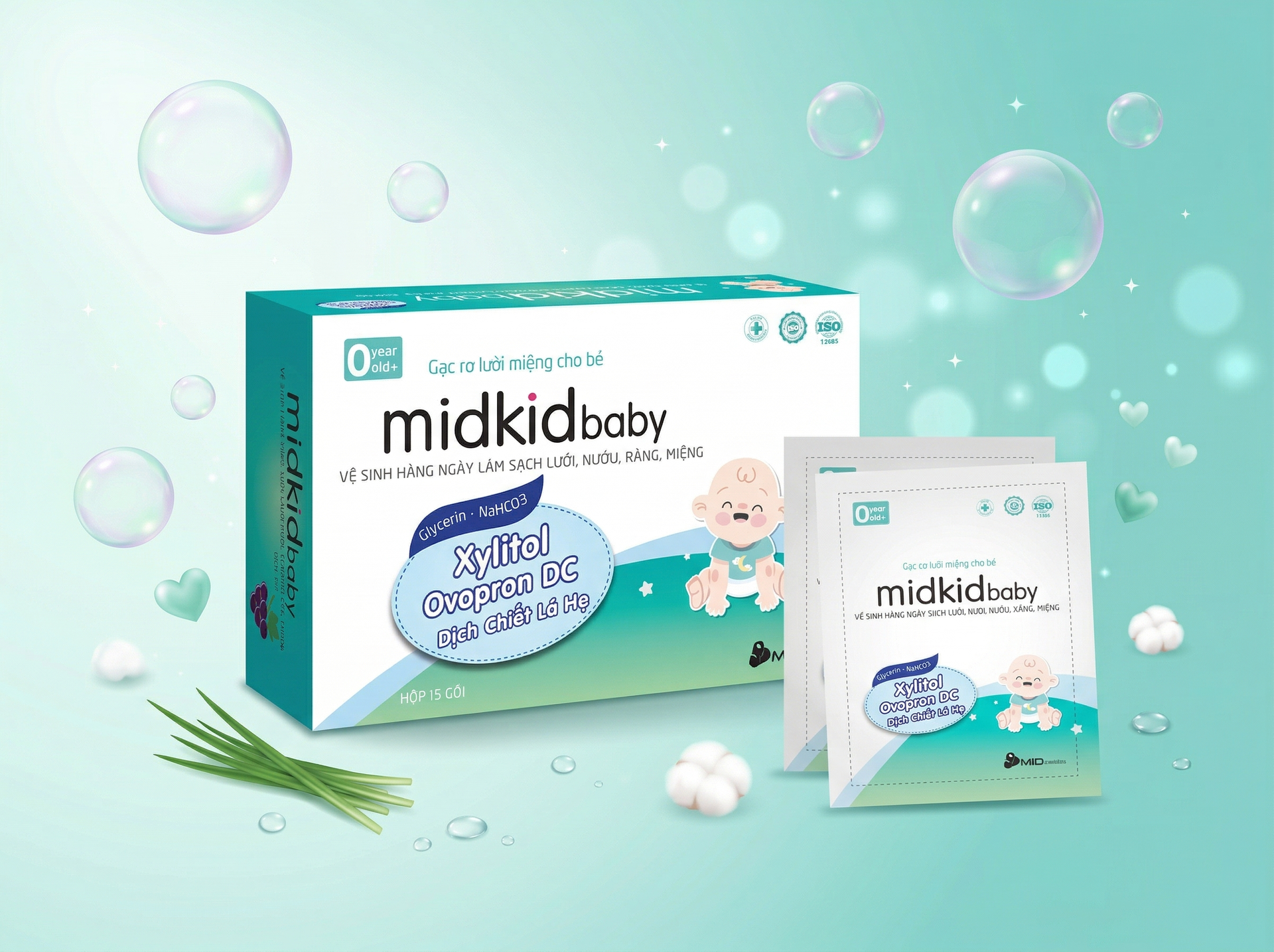 Gạc Rơ Lưỡi Midkid Baby