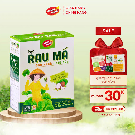 Bột Rau Má 2in1 Đường Phèn