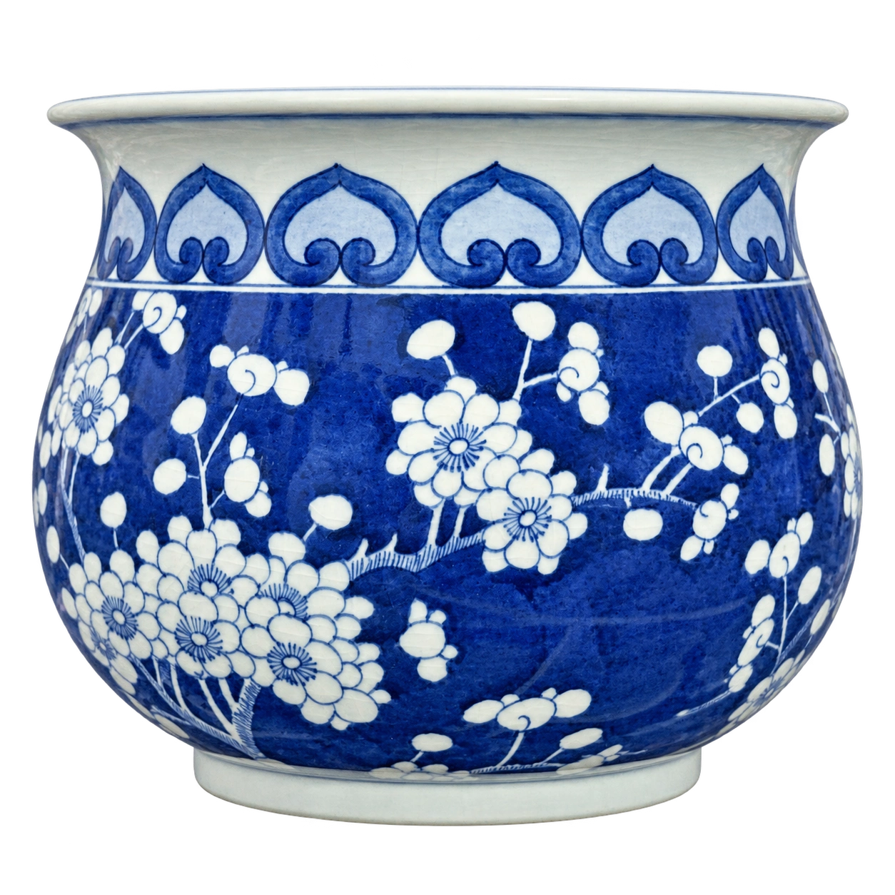 Bát hương Men lam - Mẫu 16