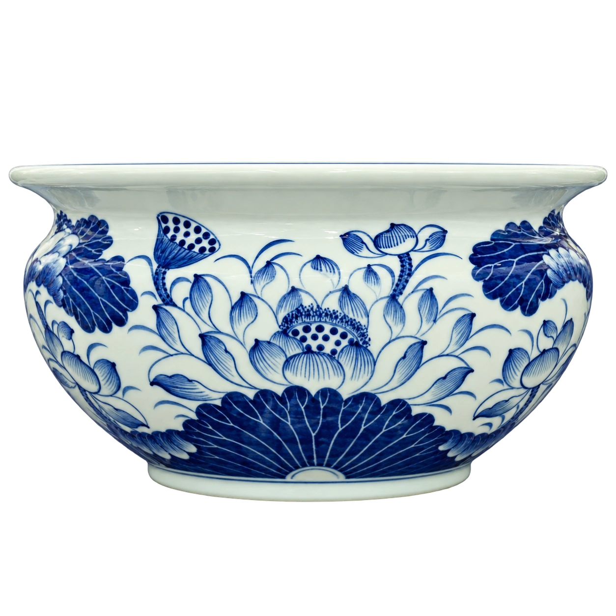 Bát hương Men lam - Mẫu 20