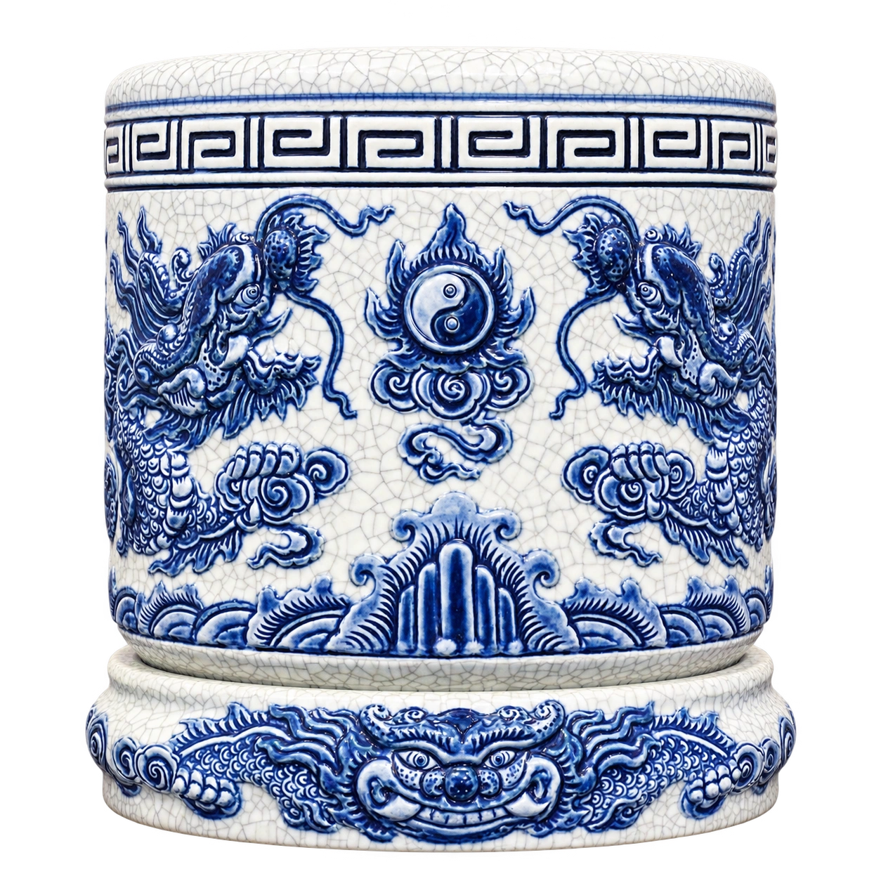 Bát hương Đắp nổi - Mẫu 05
