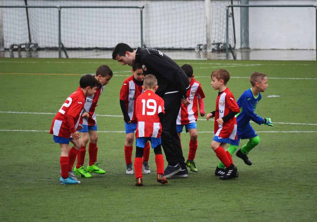 Children football training