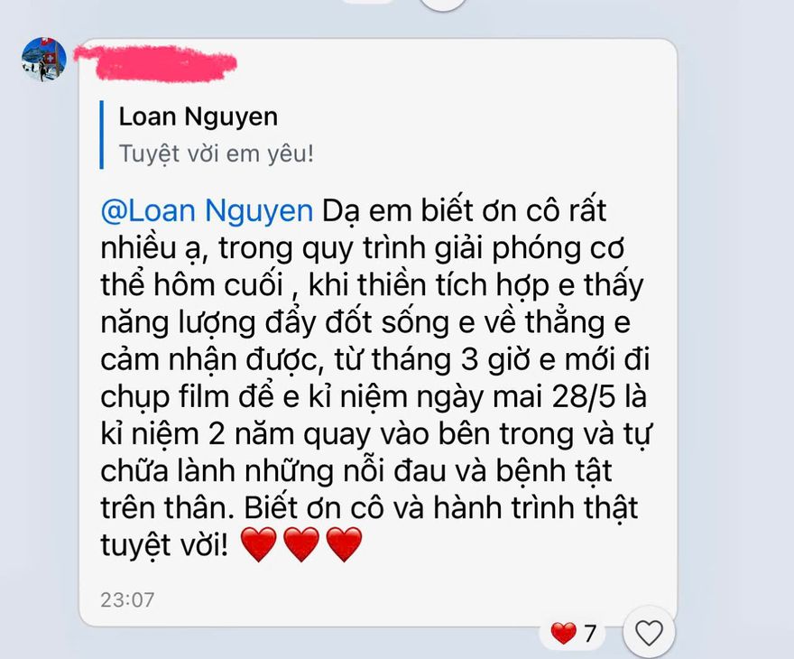Cảm nhận học viên 2