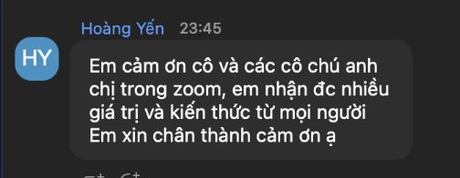 Cảm nhận học viên 5