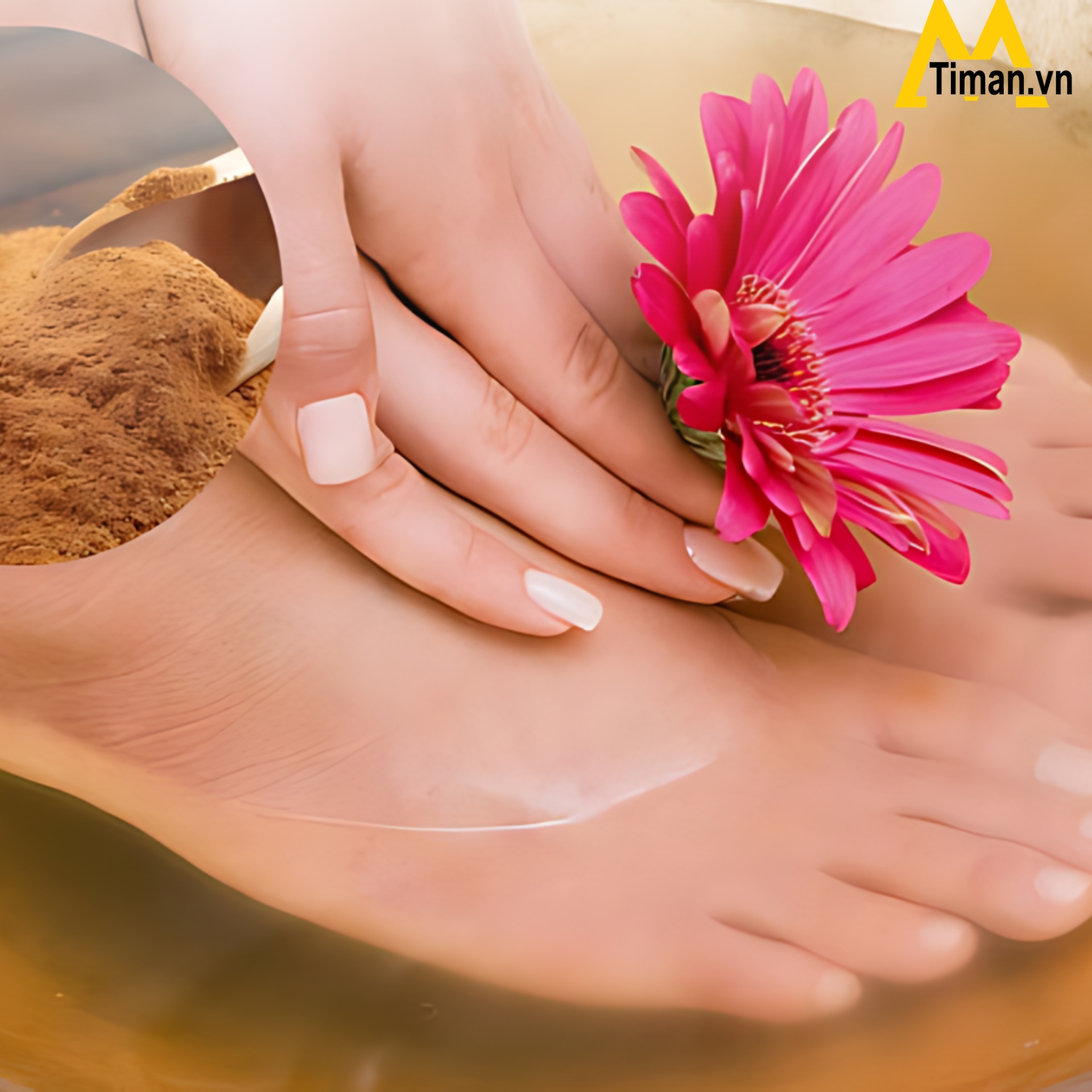Sử dụng quế để ngâm rửa chân