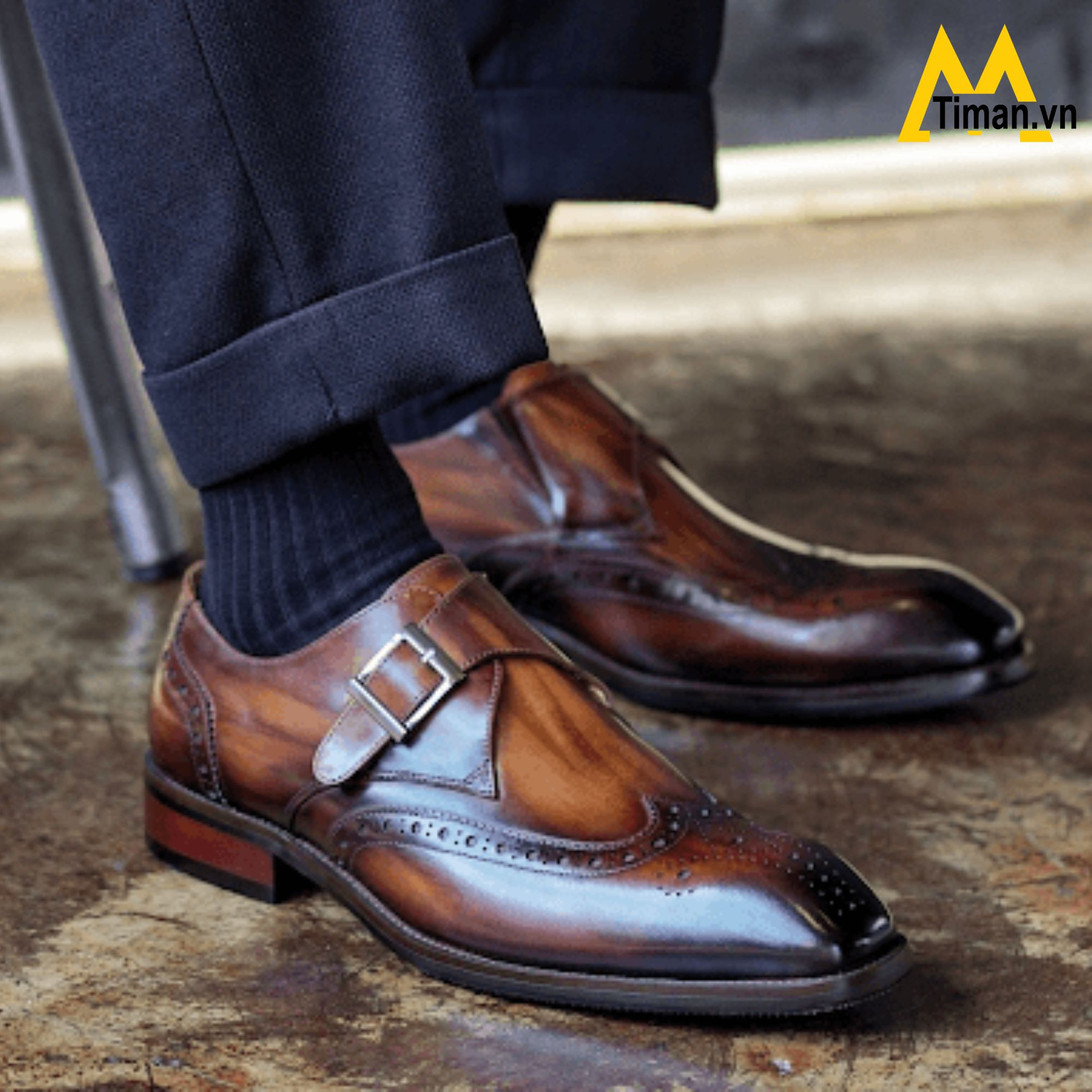 Giày Monk Strap quai đơn