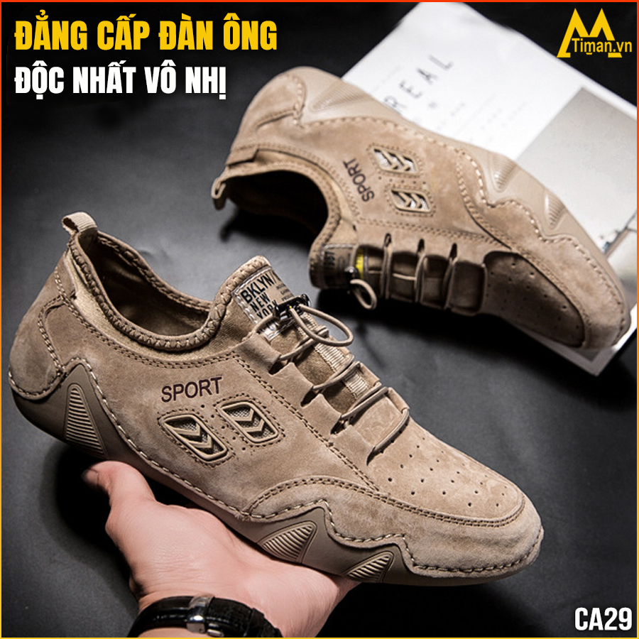 Giày Da Nam Buộc Dây CA29