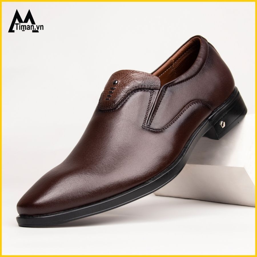 Gi&agrave;y Lười Da Nam Dập V&acirc;n Corinus GT62