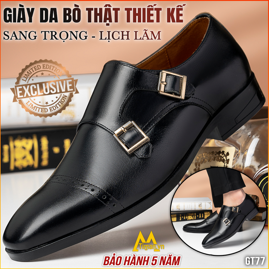 Giày nam Monk Strap GT77