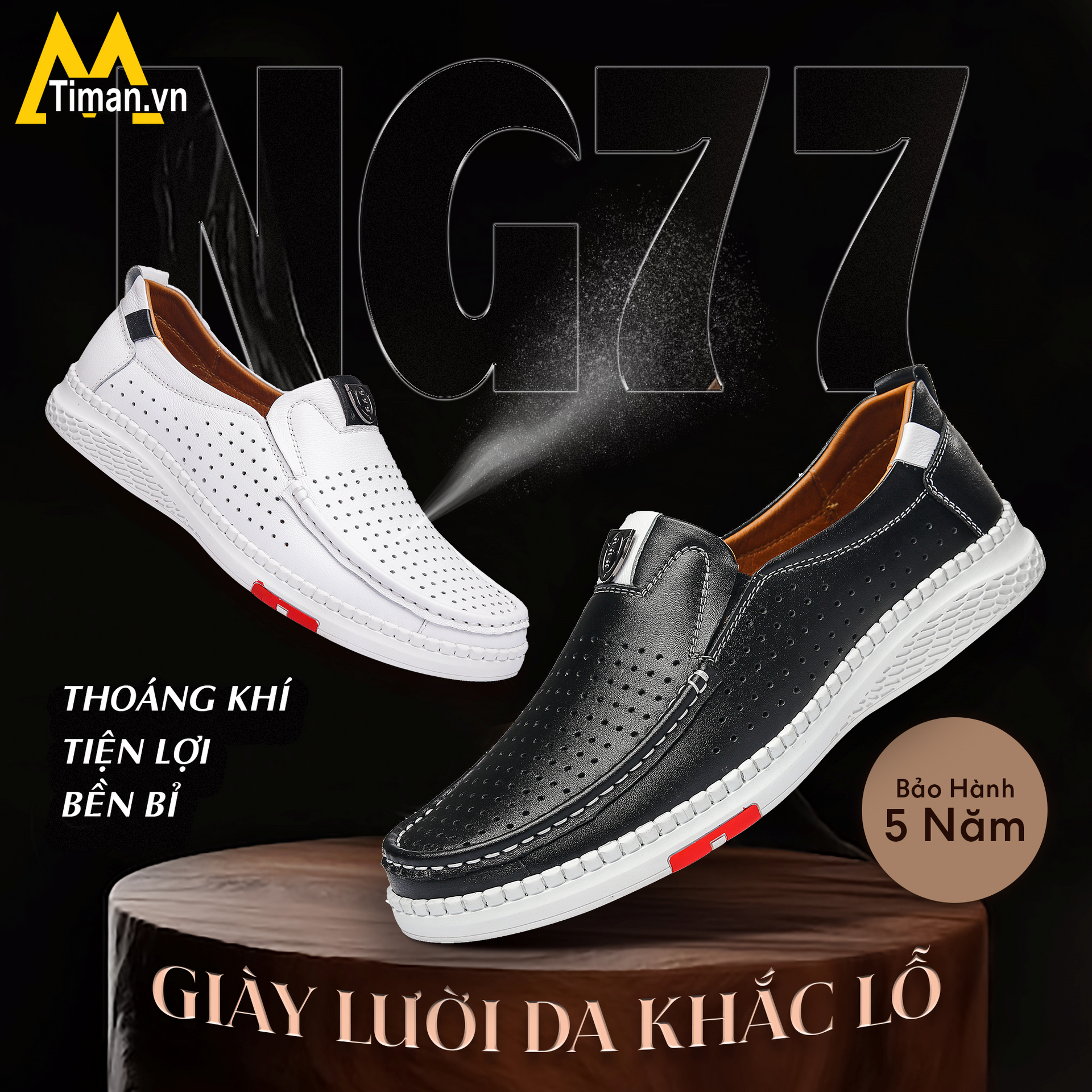 Giày Lười Da Nam NG77