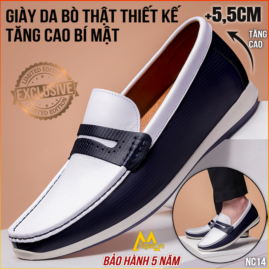 Giày tăng chiều cao nam NC14