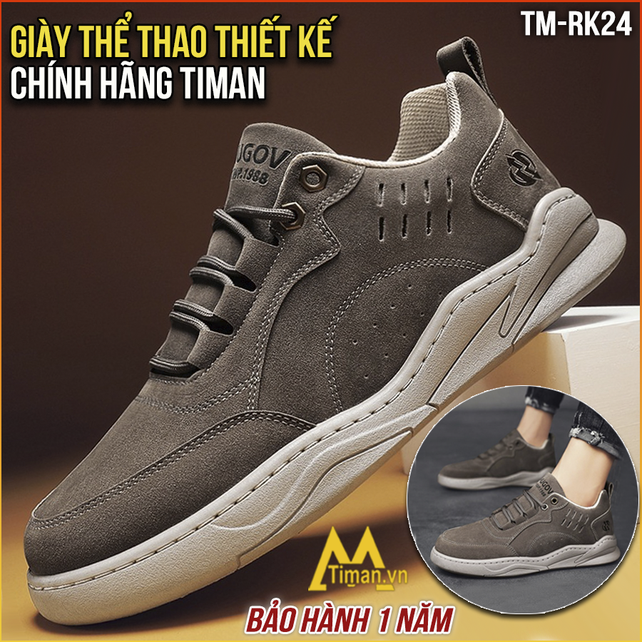 Giày sneaker nam da lộn TM-RK24