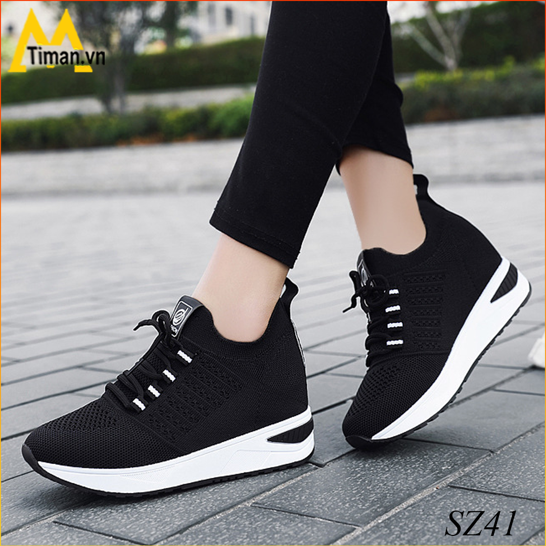 Giày thể thao độn đế nữ SZ41