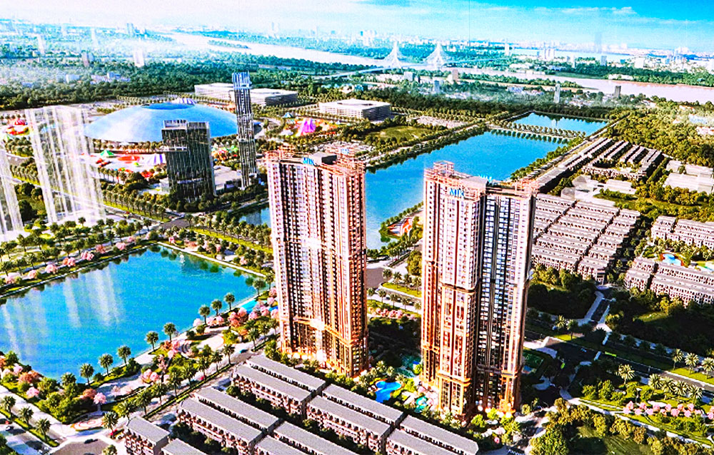 Hình ảnh mô phỏng 3D 2 tòa Imperia mới nhất tại Vinhomes Global Gate