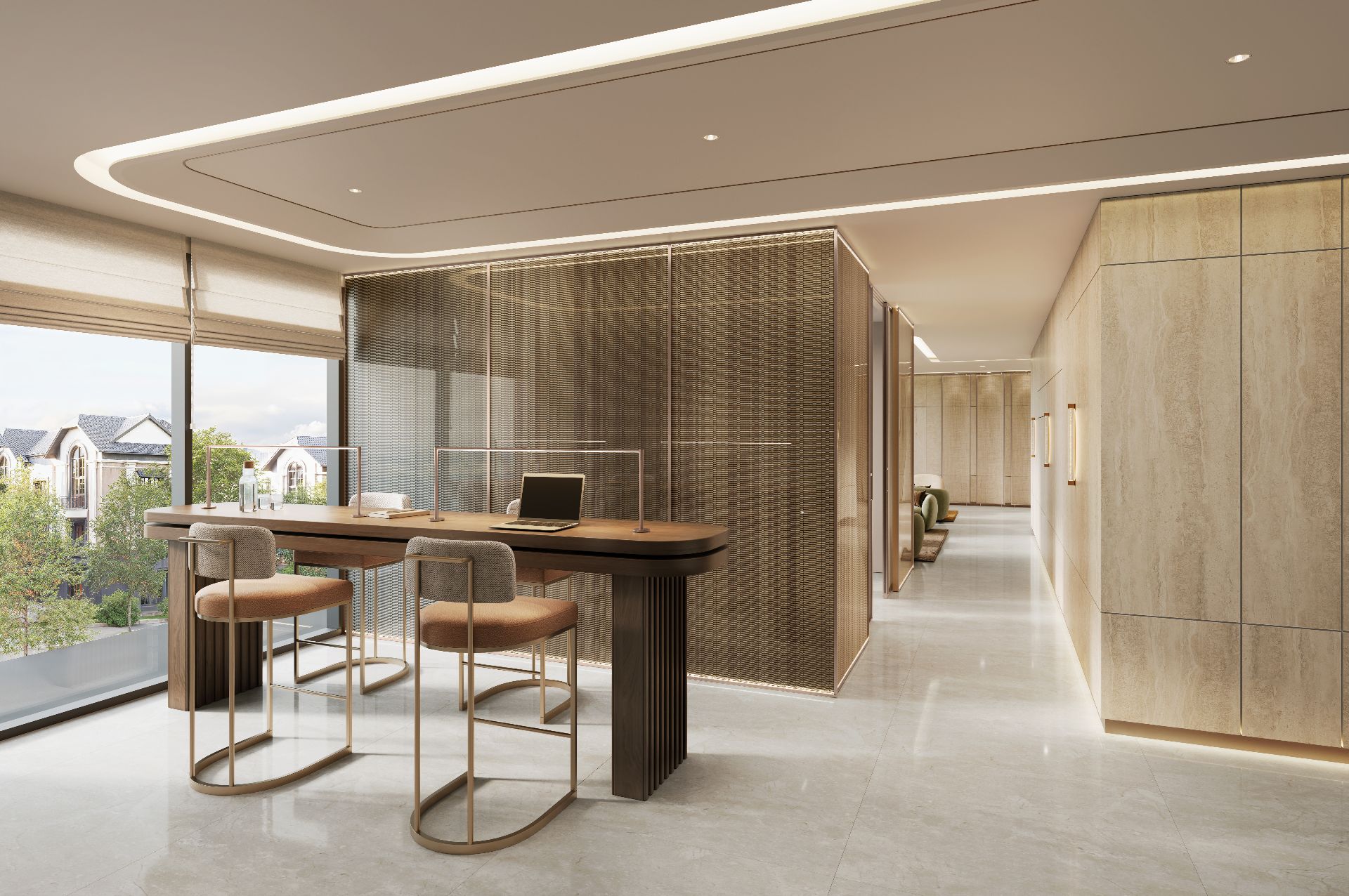 Phòng làm việc & thư viện